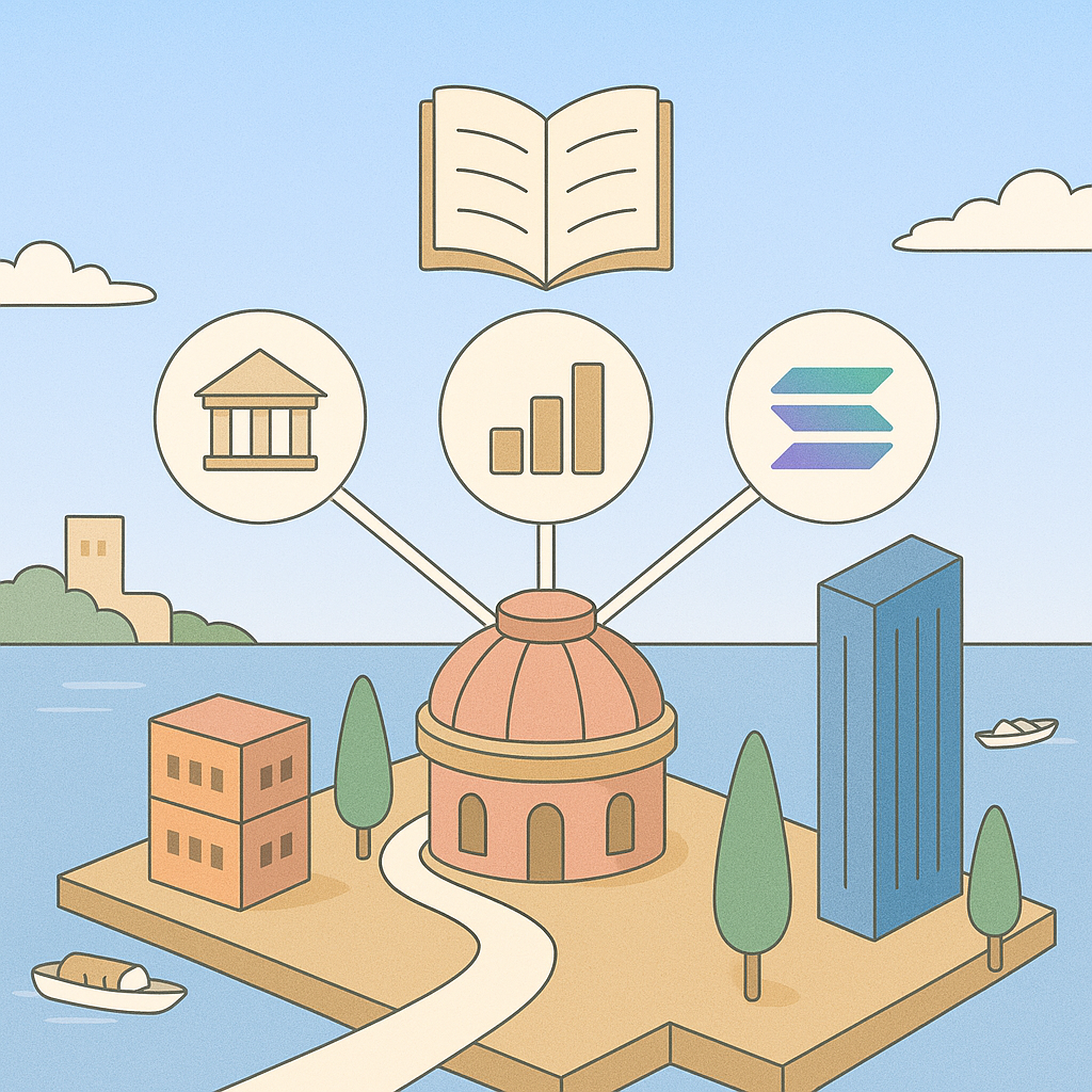 Financial ecosystem with Solana integration